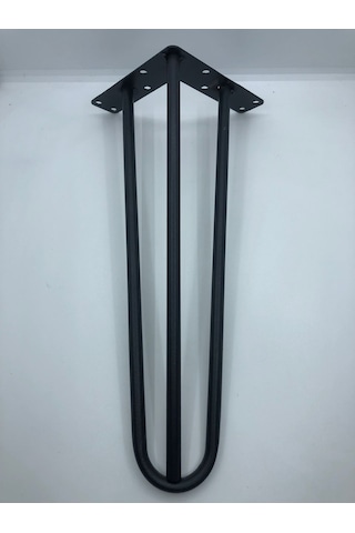 METAL,3 MİL 32*12*12 CM SİYAH,SEHPA,PUF ,MOBİLYA AYAĞI ( 4 ADET)