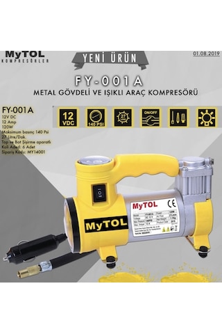 Mytol Fy 001a Mini Kompresör