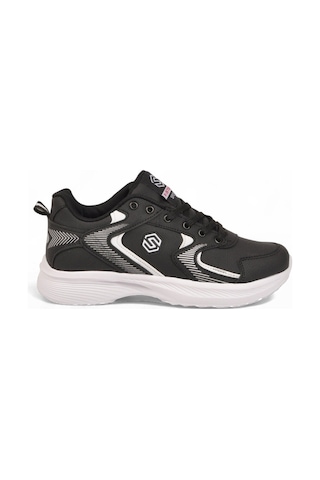 X-step Bağcıklı Hafif Rahat Siyah-beyaz Unisex Yürüyüş Ve Spor Ayakkabı Sneaker 2032 G Siyah - Beyaz
