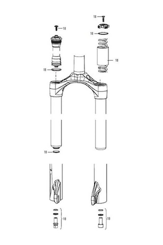 Rockshox Xc30 Servis Kiti 11.4015.539.010 Siyah - Kırmızı