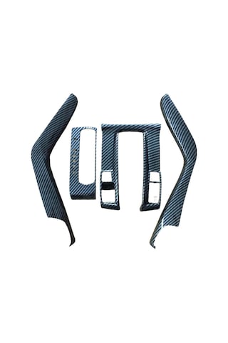 Honda Civic FC5 İçin Uyumlu Vites Konsol Kaplama Full Set Karbon 2016-2020