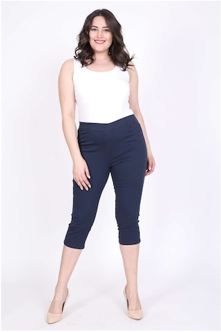 Myline Beli Lastikli Kapri Pantolon (532245934)
