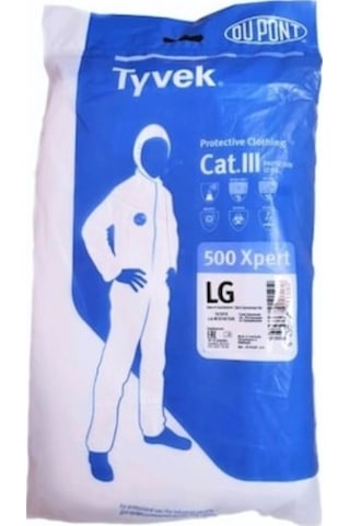 Tyvek X500 Expert Toz Tulumu Beyaz
