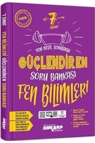 7. Sınıf Güçlendiren Fen Bilimleri Soru Bankası Ankara Yayınları