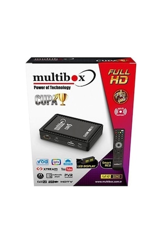 Multibox Cupa 2024 Uydu/ethernet/wifi/hdmı Uydu Alıcı