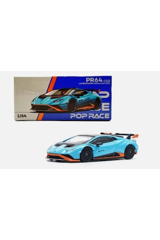 Pop Race 1/64 Lamborghini Huracan Sto Blu Laufey