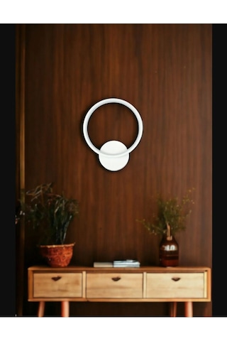Halka Model Modern Led Beyaz Işık Ultra Power Avize Aplik Aavizeb