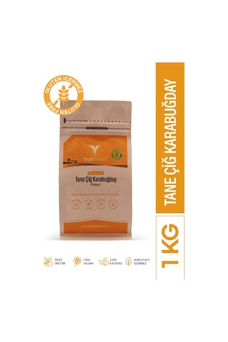 Tam Tarım Glutensiz Çiğ Karabuğday Tane 1 KG