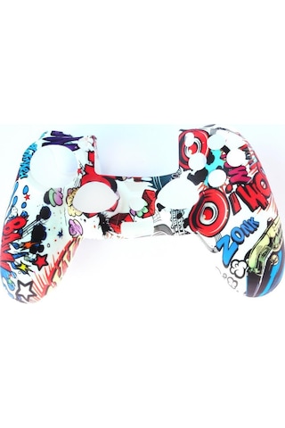 Playstation 4 Desenli Kol Koruyucu Silikon Kılıf 10p4