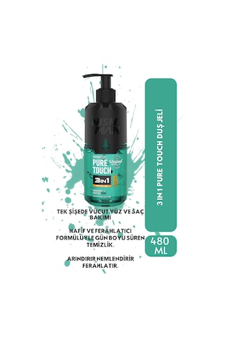 3ın1 Pure Touch Duş Jeli 480 Ml Diğer