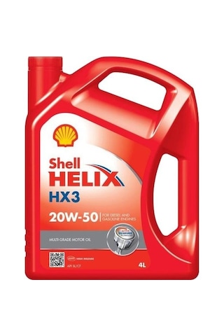 Shell Helix Hx3 20W-50 Motor Yağı 4 L