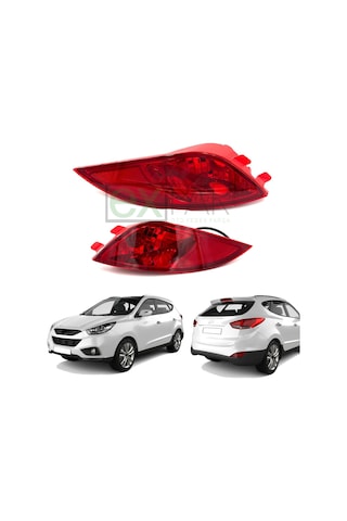 Hyundaı İx35 Arka Tampon Reflektörü Ve Sis Lambası Ampullü 2009-2015 Sağ Sol Takım