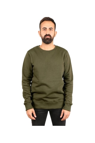 Superfly Bisiklet Yaka Erkek Basic Sweatshirt Spf101222216032 001