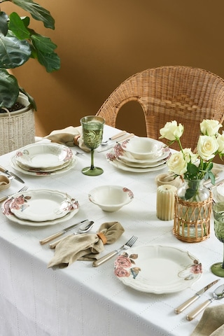 Karaca  Roselle 24 Parça 6 Kişilik Yemek Takımı