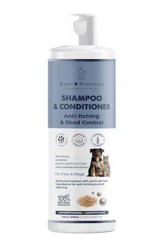 Kaşıntı Tüy Dökülme Karşıtı Organik Şampuan Nemlendirici,köpek Ve Kedi, Yulaf, İnci Proteini, Yeşilçay, La