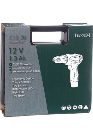Tecnum C12-2 Li 12V 1.3 Ah Li-ion Çift Akülü Vidalama