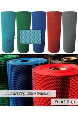 Petek Z-Mat Pvc Kaydırmaz Paspas Yolluk Islak Zemin Kaymaz