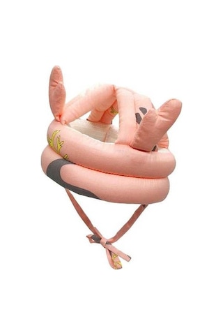 Dancemonkey Bebek Güvenliği Şapka Kask Yumuşak Yürüyüş Koruma Pembe Elk