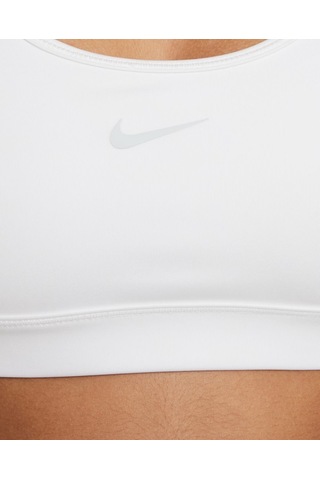 Nike Swoosh Kızlar Spor Sütyeni - Beyaz