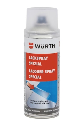 Würth Sprey Vernik Saydam 400 Ml Hızlı Kuruyan, Üstün Dayanıklı Saydam Vernik