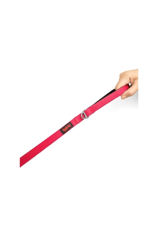 Kedi Köpek Sevk & Gezdirme Kayışı NEON PEMBE M 130 x 2cm