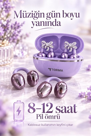 Torima G102 Bluetooth 6.0 Klipsli Kulak İçi Kulaklık