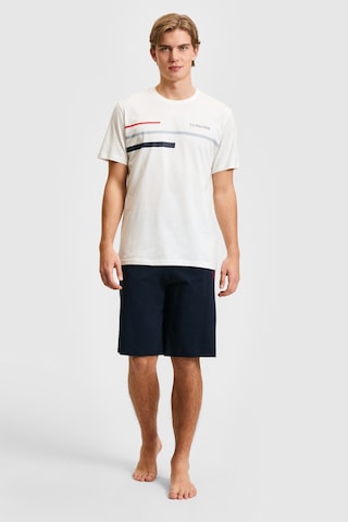 U.S. Polo Assn. U.s. Polo Assn. Erkek Beyaz Pijama Takım 50326143-vr013