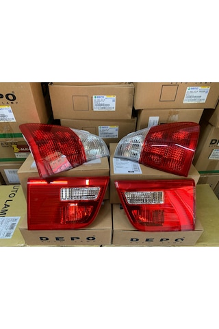 Bmw X5 E53 2000-2007 Arası Depo Stop Lambası 4'lü Komple Takım 63217164475 / 63217164476