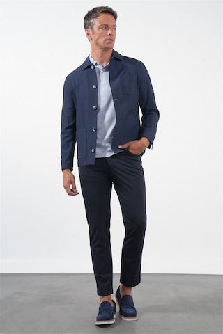 İmza Lacivert Berberi Yaka Slim Fit Esnek Mont 1007260154 Koyu Lacivert
