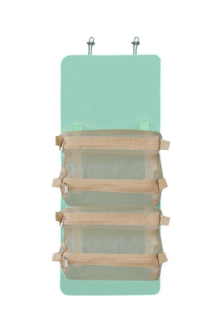 Moveevo 4'ü 1 Arada Makyaj Kozmetik Çantası Tuvalet Çantası Taşınabilir Büyük Kapasiteli Katlanır Depolama Düzenleyici