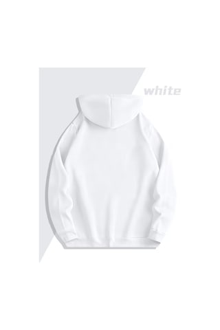 Nevermind Te Amo Çift Hoodie Oversize Unisex Sevgili Kombin Sweatshirt Beyaz