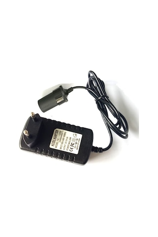 Vkemall 12v Dc 2a 24w Araç Adaptörü - Ac/dc Girişli 100-240v Siyah Otomobil Enerji Dönüştürücü