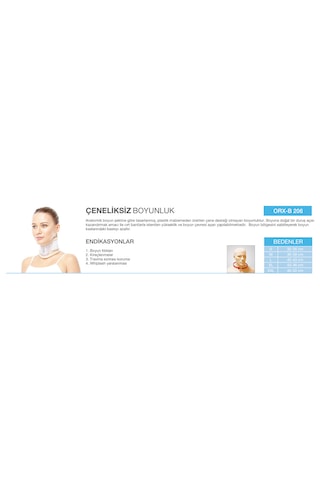 Orlex Çeneliksiz Servikal Boyunluk Orx-b206