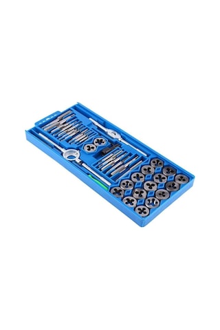 Klavuz 40 Parça Klavuz Açma Seti Pafta Seti Metrik Set Kılavuz Pafta Full Set.