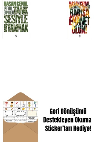 Tank Sesiyle Uyanmak + Barışa Emanet Olun + Okuma Sticker'ları