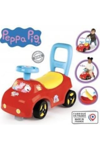 Smoby Peppa Pig İlk Bingit Aracım 720550 Kırmızı