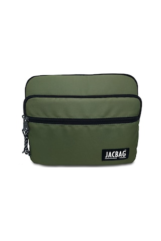 Jacbag İki Bölmeli Fermuarlı Tablet Çantası