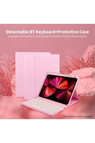 Wondernest Uyumlu Siyah Profesyonel Lichen İpad 2020/2019 10.5/10.2 İçin Kılıf Siyah