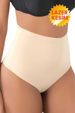 Uniquetrenders Kadın Lazer Kesim Ve Toparlayıcı String Korse Ten Rengi