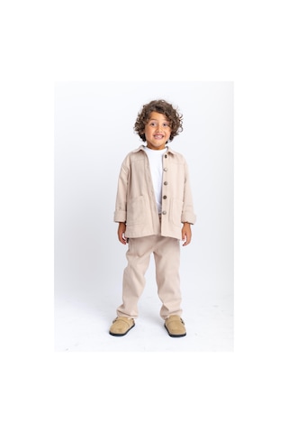 Oliven The Kid Oliventhekid Unisex Gabardin Ceket Bej Bej