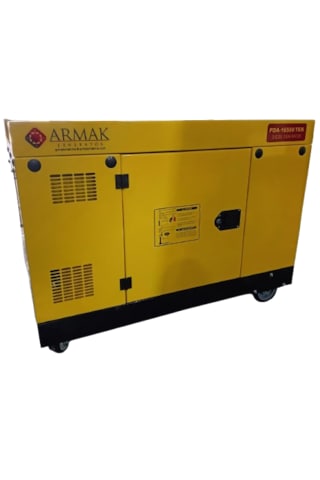 Armak PDA-16500 TEK 16.5KVA Dizel Trifaze Kabinli Portatif Jeneratör