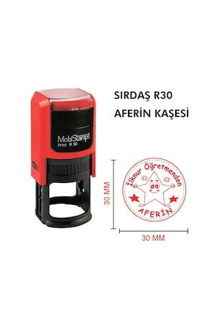 Kaşeciniz Sırdaş R30 Öğretmen - Aferin Kaşesi - Model 1 Diğer