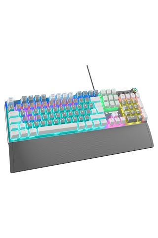 Rampage Kb-r28 Blade Plus Gri / Beyaz Gökkuşağı Mekanik Klavye
