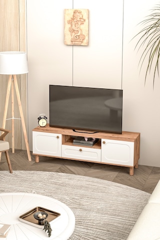 Bohem Tv Ünitesi 150 Cm Mdf Kapak Beyaz