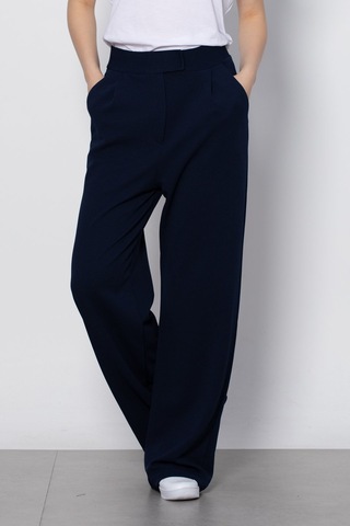 Beli Cırtlı Pantolon - Lacivert-Lacivert