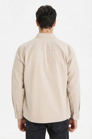 Defacto Regular Fit Gabardin Gömlek F1261ax26spbg766 Bej-bg766