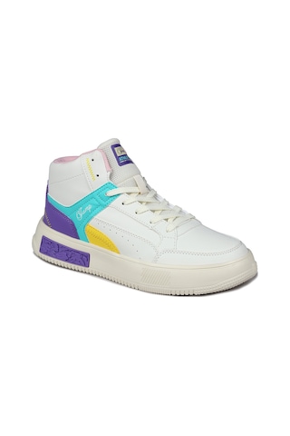 Jump 28756 Yüksek Bilekli Bej Kadın Sneaker Günlük Spor Ayakkabı Bej