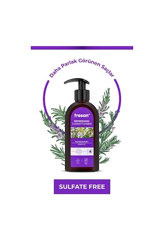 Tresan Biberiye Canlandırıcı Sülfatsız Bakım Saç Kremi 300 Ml 3 Adet