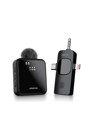 Polosmart Pbs159 Kablosuz Yaka Mikrofonu Siyah