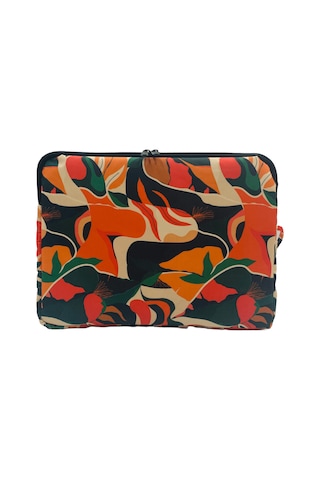 Differ 13-14 inç Turuncu Yaprak Desenli Apple Uyumlu MacBook /Laptop/Notebook/T